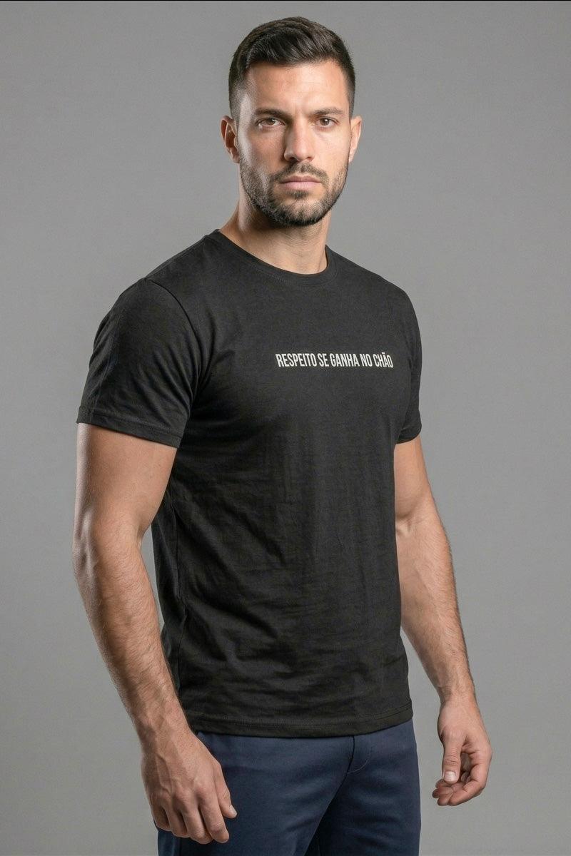 Camiseta Coleção Pressão Respeito Se Ganha No Chão