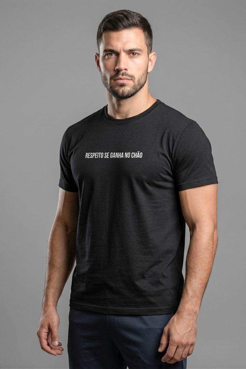 Camiseta Coleção Pressão Respeito Se Ganha No Chão