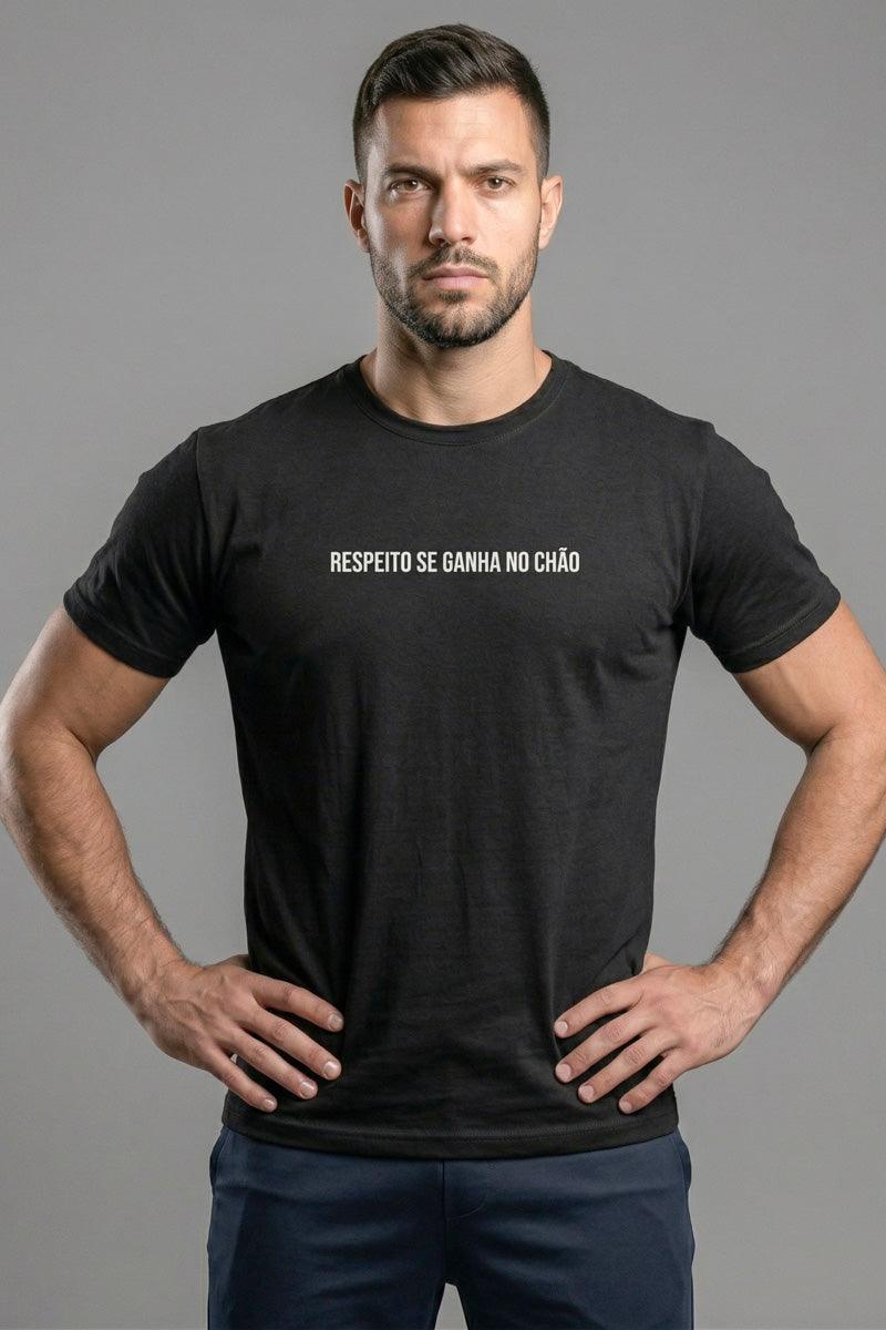 Camiseta Coleção Pressão Respeito Se Ganha No Chão