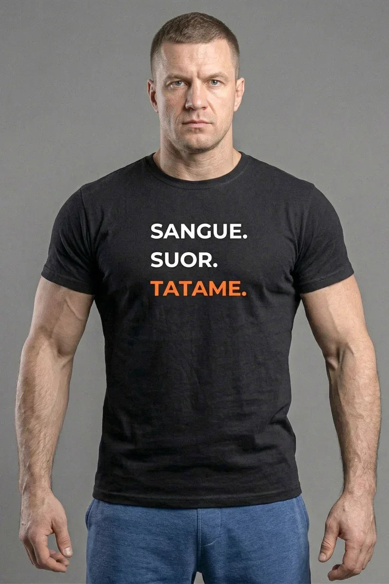 Camiseta Coleção Forja Sangue Suor Tatame