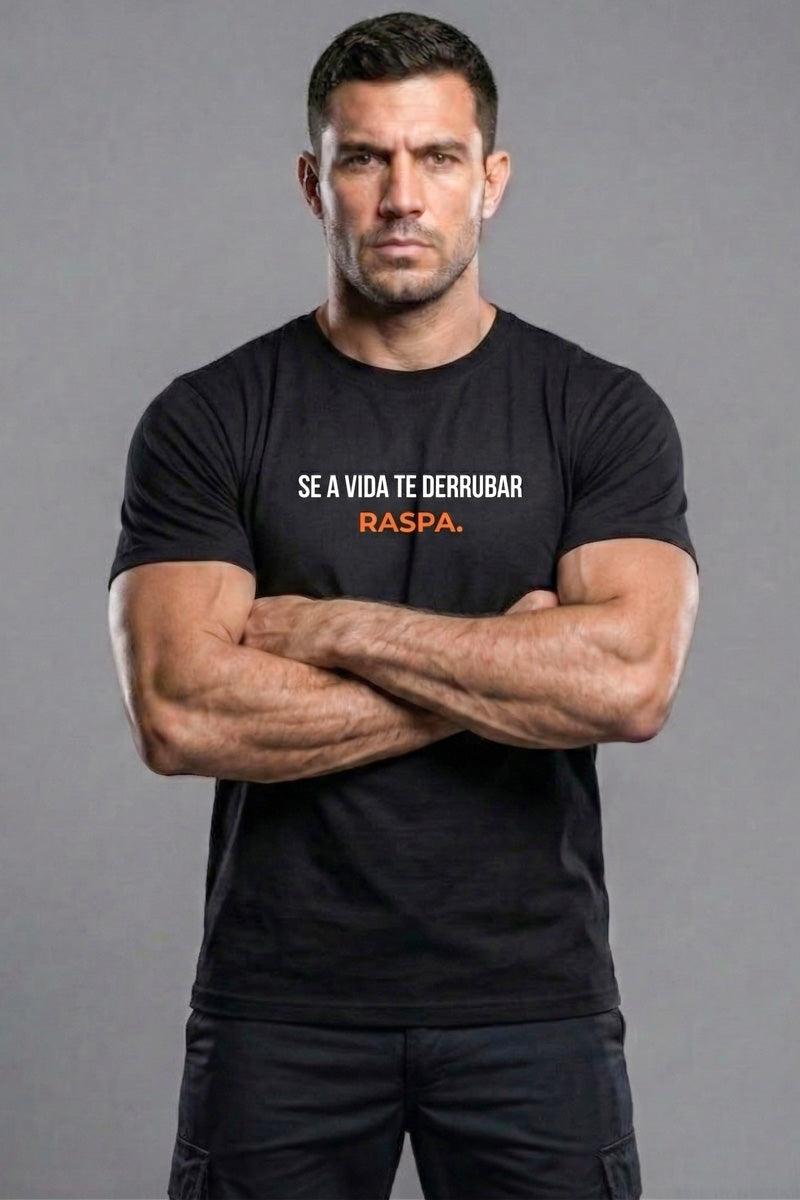 Camiseta Coleção Forja Se a Vida Te Derrubar Raspa