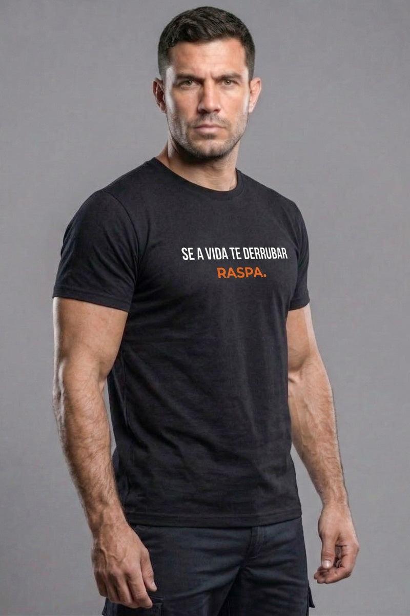 Camiseta Coleção Forja Se a Vida Te Derrubar Raspa