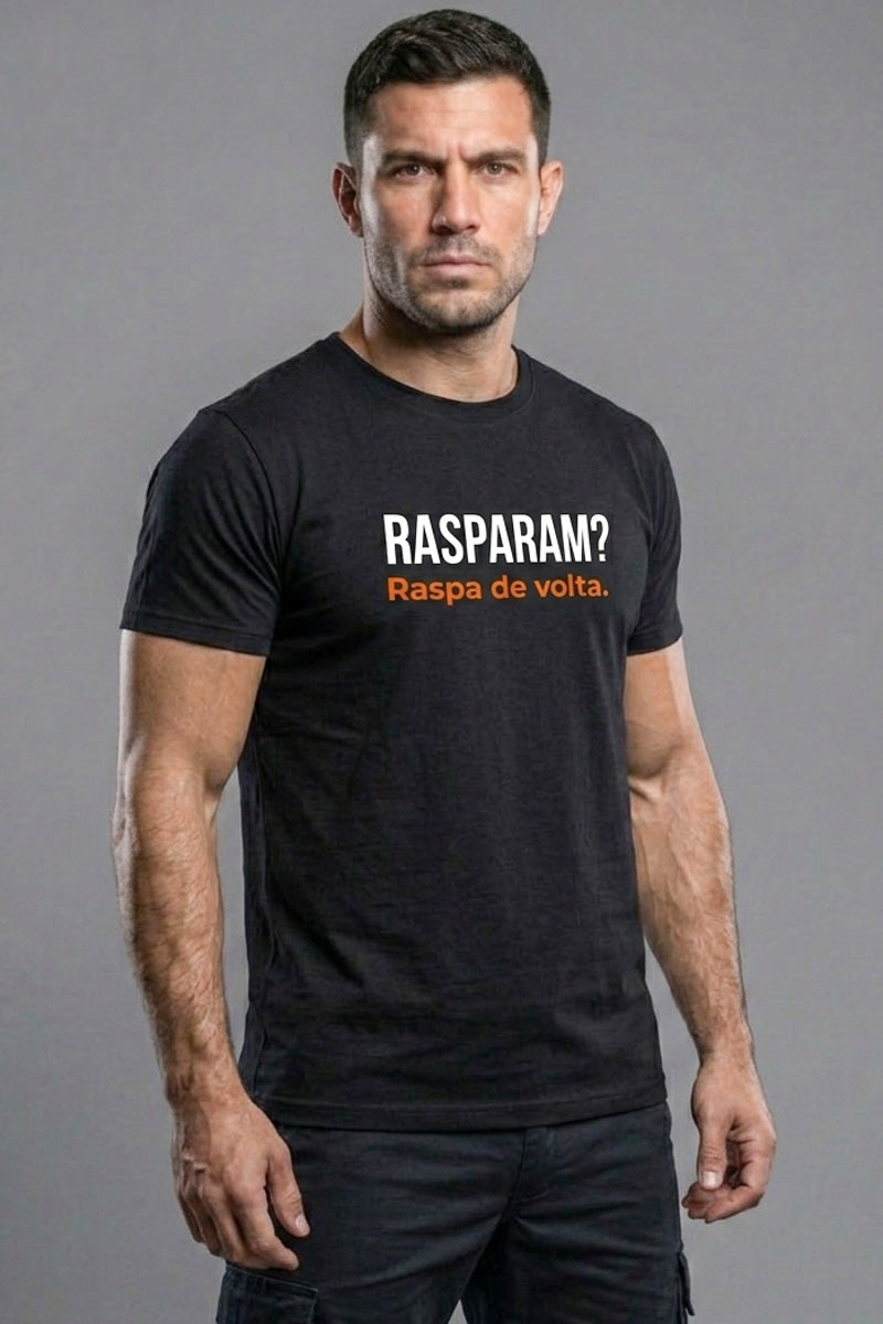 Camiseta Coleção Forja Rasparam Raspa De Volta