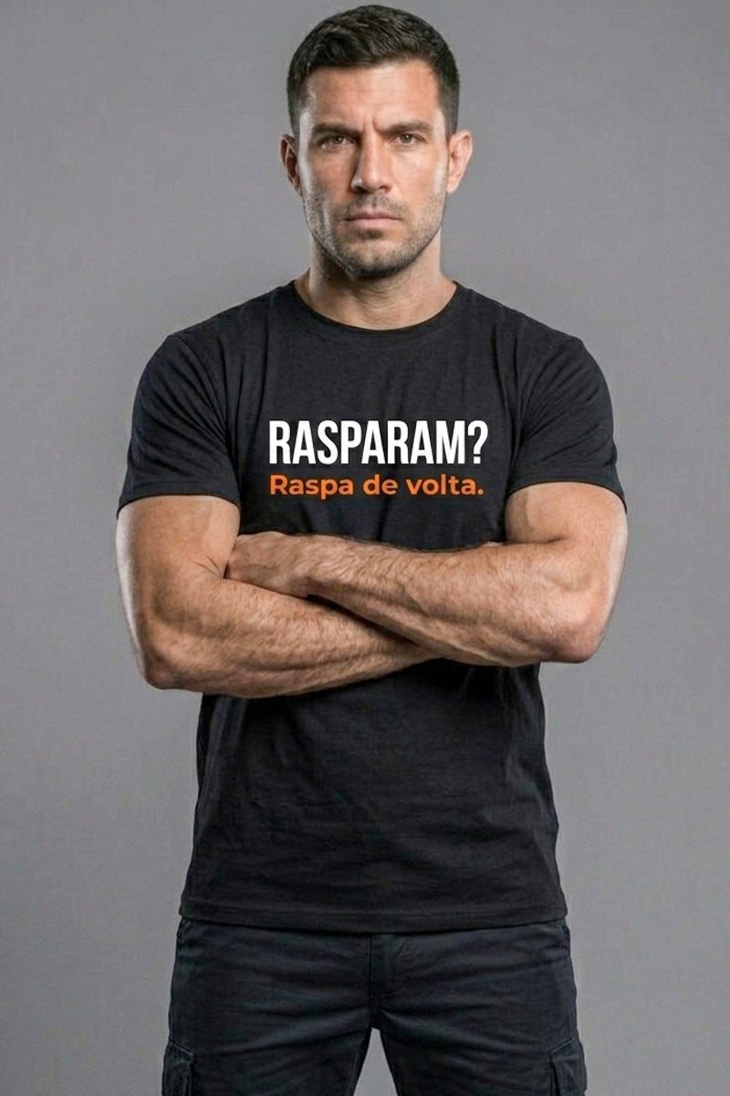 Camiseta Coleção Forja Rasparam Raspa De Volta