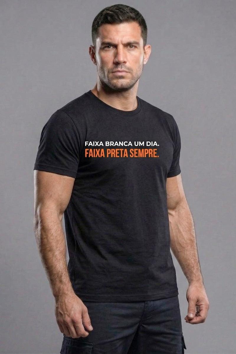 Camiseta Coleção Zoeira Faixa Branca Um Dia