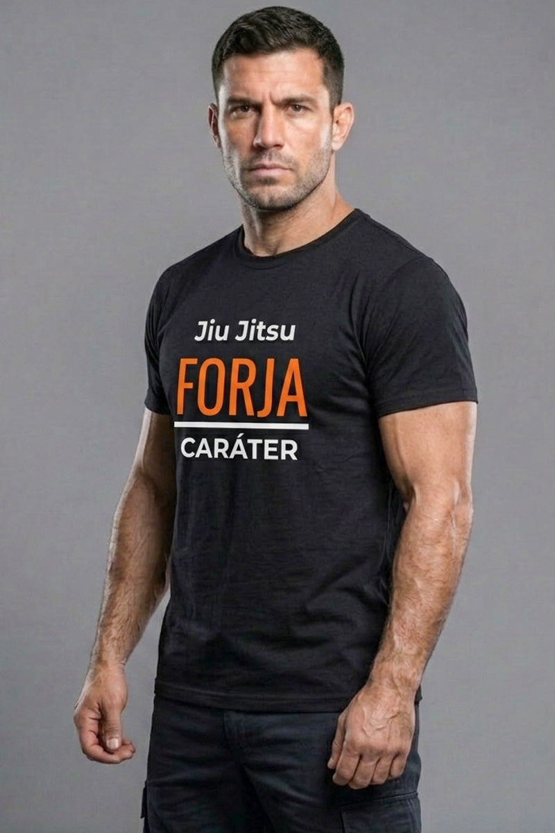 Camiseta Coleção Forja Jiu Jitsu Forja o Caráter