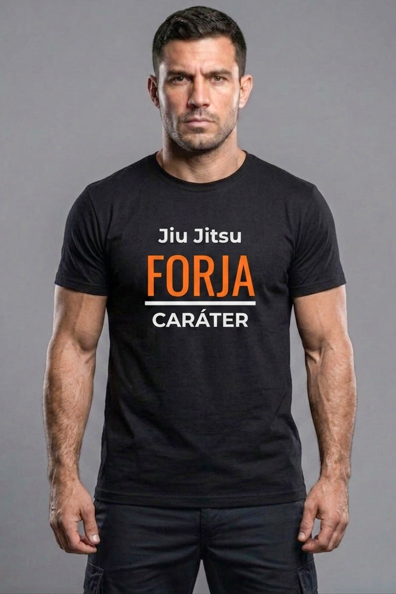 Camiseta Coleção Forja Jiu Jitsu Forja o Caráter