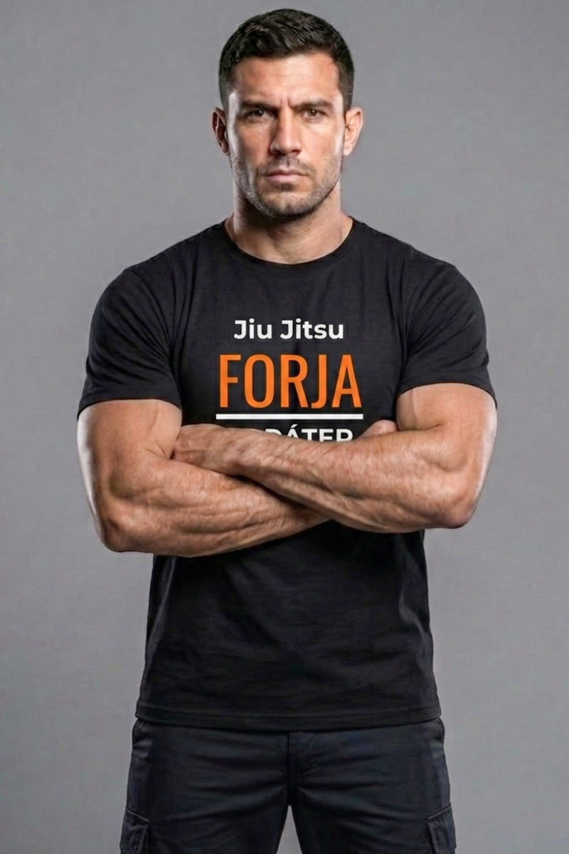 Camiseta Coleção Forja Jiu Jitsu Forja o Caráter