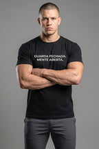 Camiseta Coleção Pressão Guarda Fechada Mente Aberta