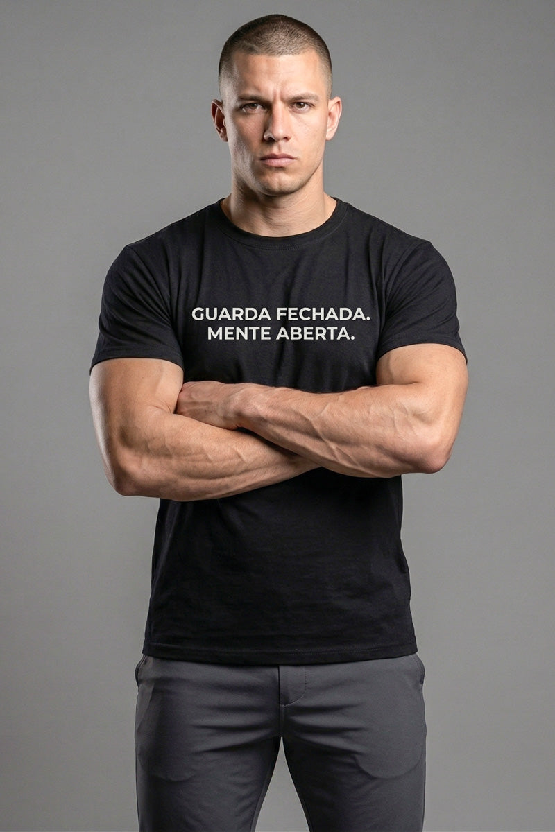 Camiseta Coleção Pressão Guarda Fechada Mente Aberta