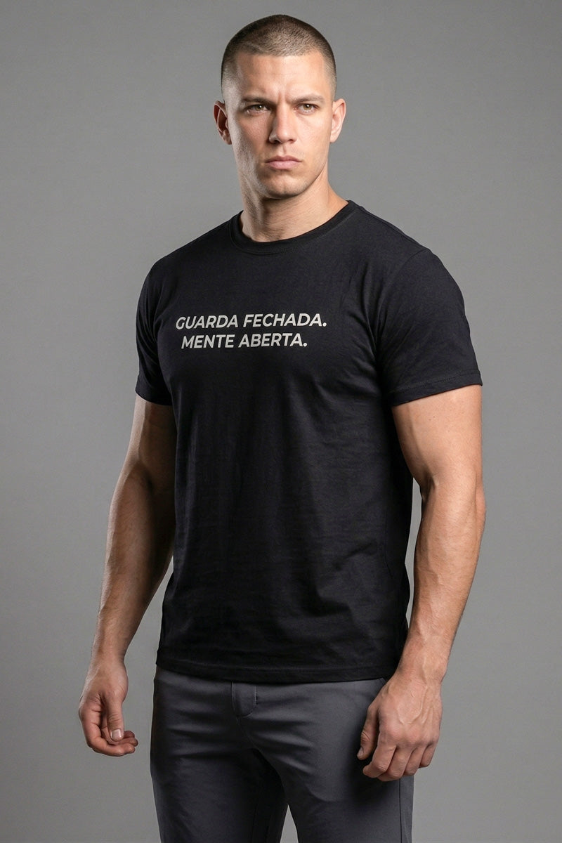 Camiseta Coleção Pressão Guarda Fechada Mente Aberta