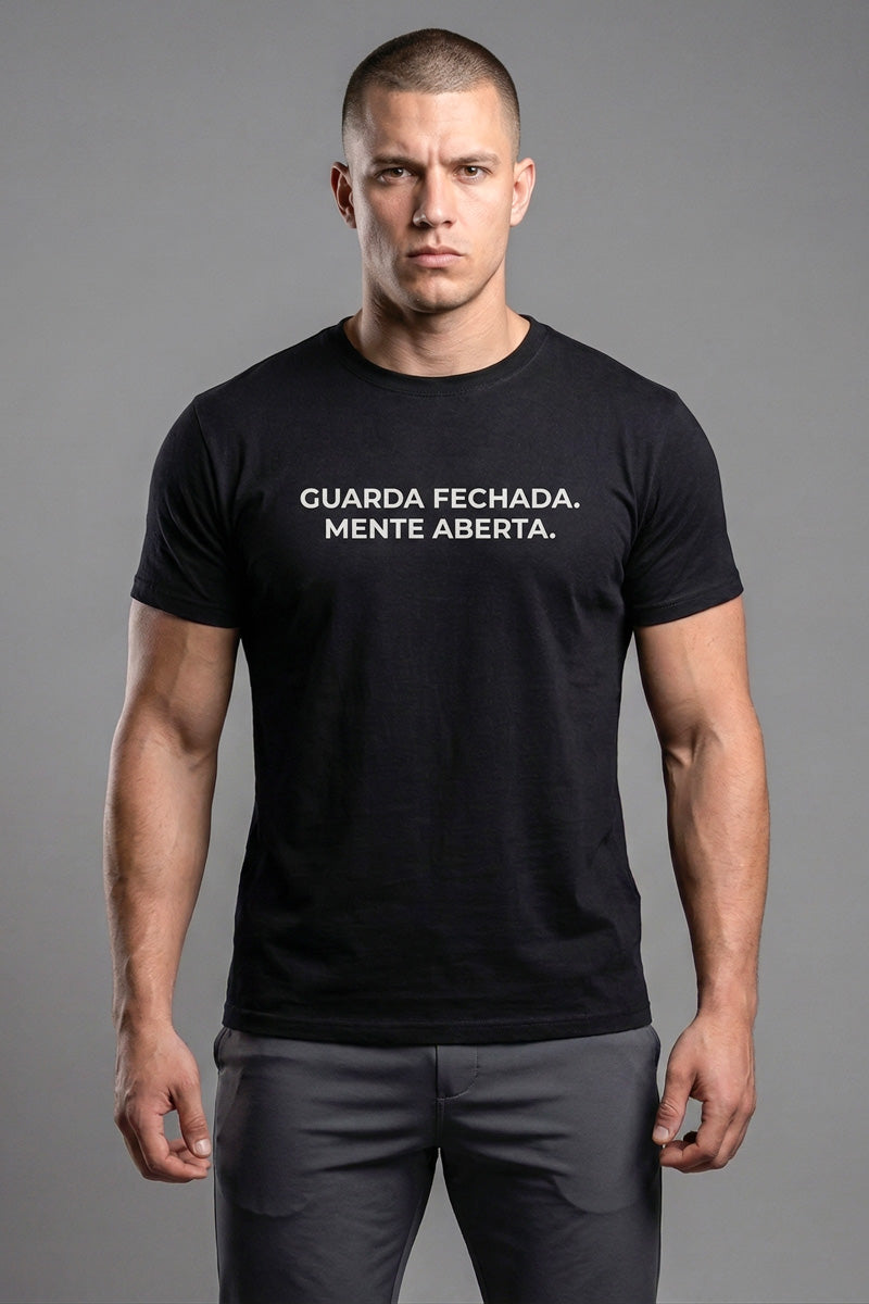 Camiseta Coleção Pressão Guarda Fechada Mente Aberta