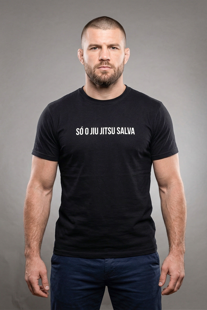 Camiseta Coleção Movimento Só o Jiu Jitsu Salva