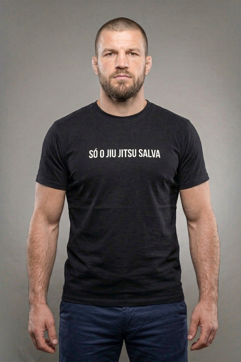 Camiseta Coleção Movimento Só o Jiu Jitsu Salva
