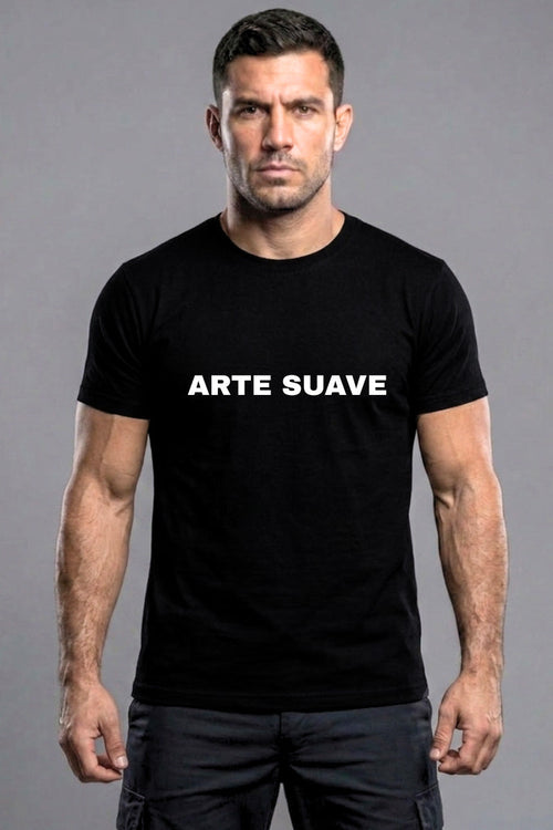 Camiseta Coleção Arte Suave Arte Suave Caixa Alta