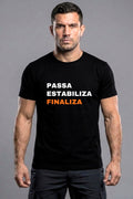 Camiseta Coleção Pressão Passa Estabiliza Finaliza